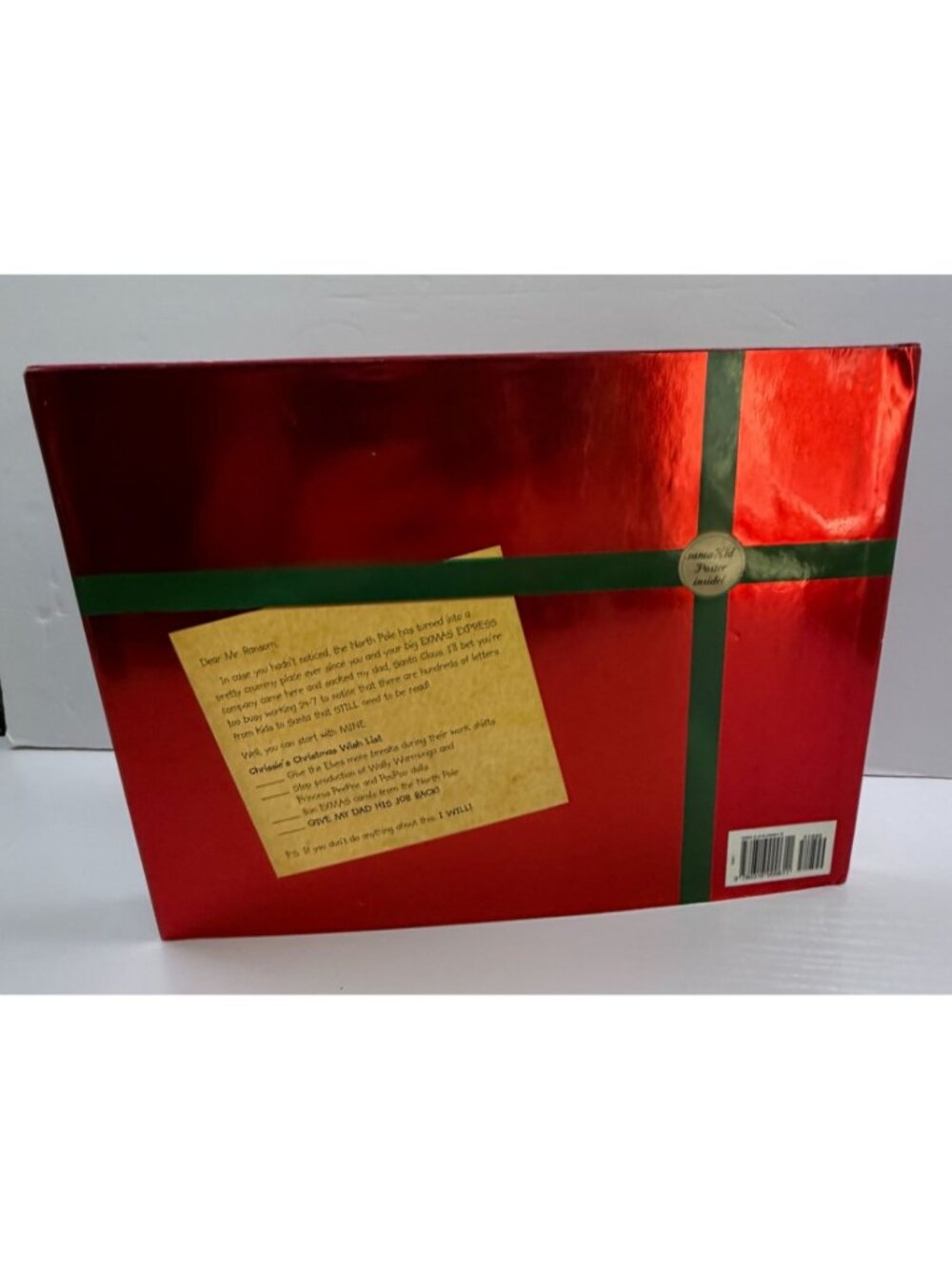 Santa Kid Childrens Christmas Book James Patterson 2004 Hardcover with Poster - Picture 12 of 13